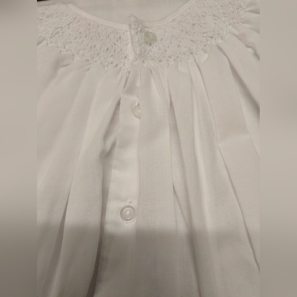 Petit Ami white baby girl dress - Picture 4 of 5